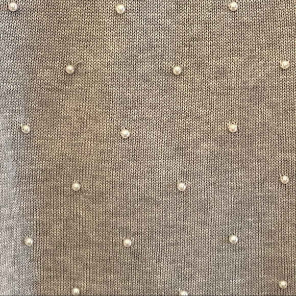 Talbots Pearl Gray Sweater | Medium - Picture 4 of 13